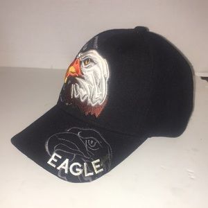 TIMBERTOWN EAGLE BALL CAP EMBROIDERED LOGO'S adjustable strap back